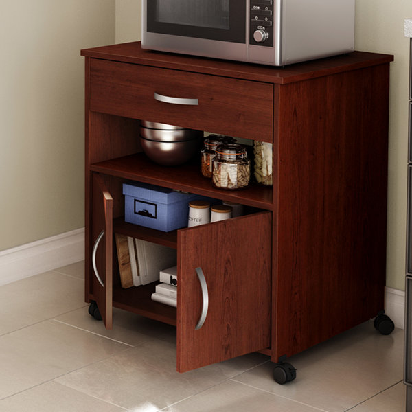 South Shore Axess Microwave Cart on Wheels & Reviews Wayfair